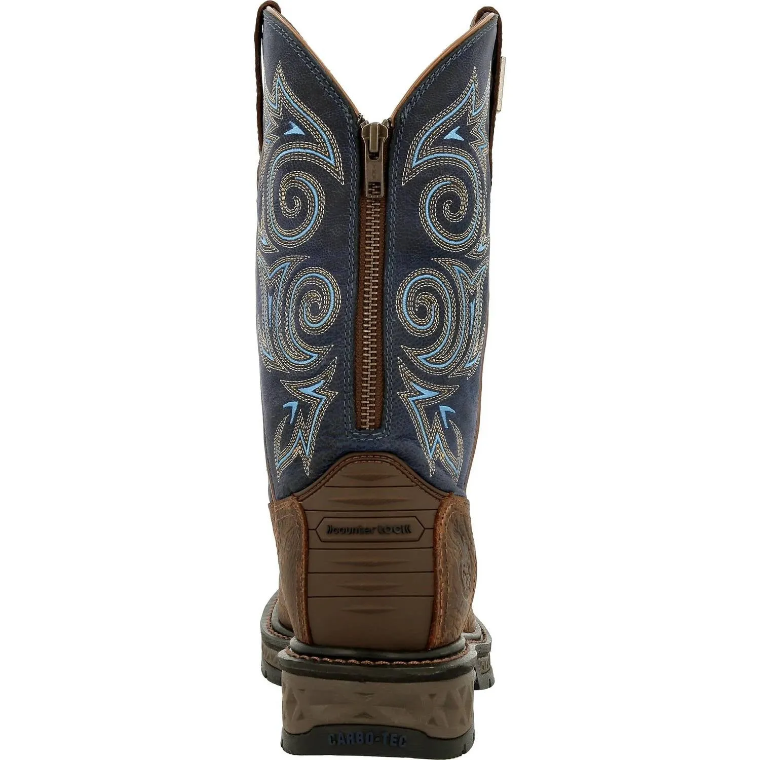 Men's Carbo-Tec Lt Waterproof Pull On Boot In Brown/blue