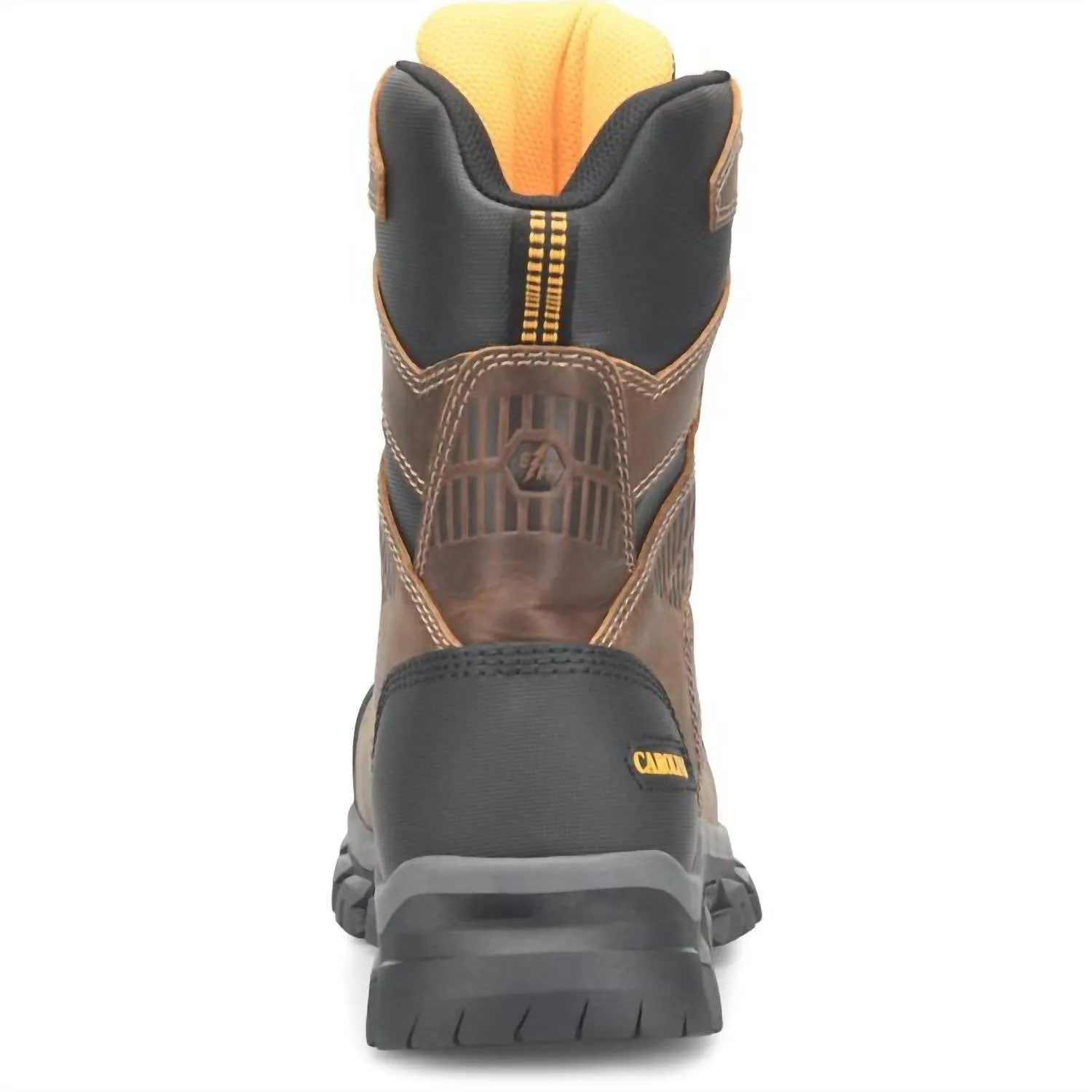 Men's Falcon 8" Steel Toe Work Boots In Brown