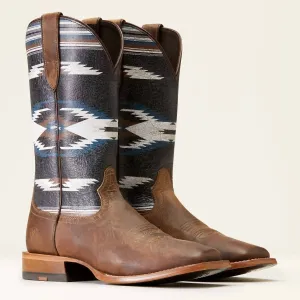 Men's Frontier Chimayo Western Boot In Tan/chocolate