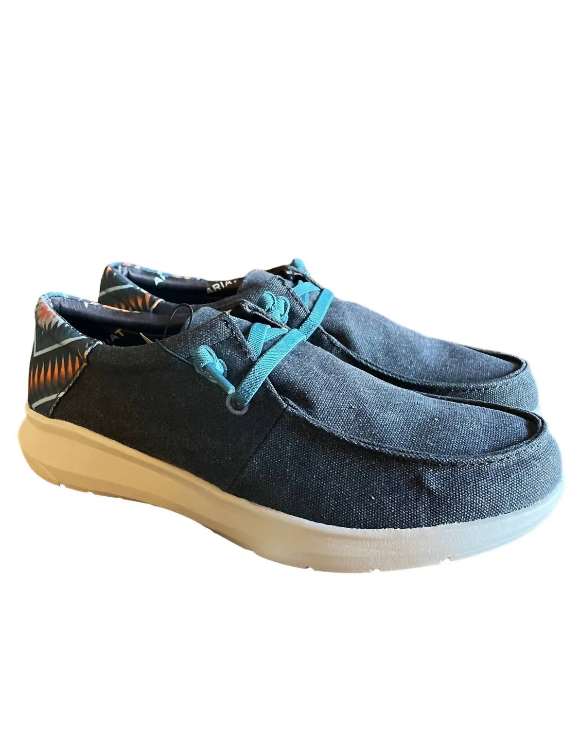 Men's Hilo 2.0 Stretch Shoes In Charcoal Blue/blue Aztec