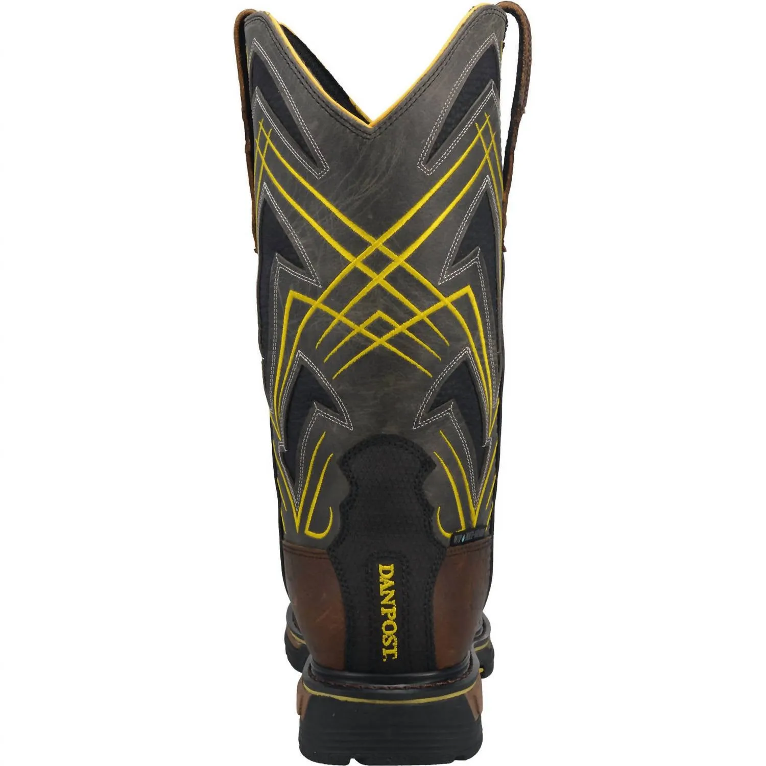 Men's Metatarsal-Guard Eh Waterproof Cyclone Work Boot With Comp-Toe In Brown/grey
