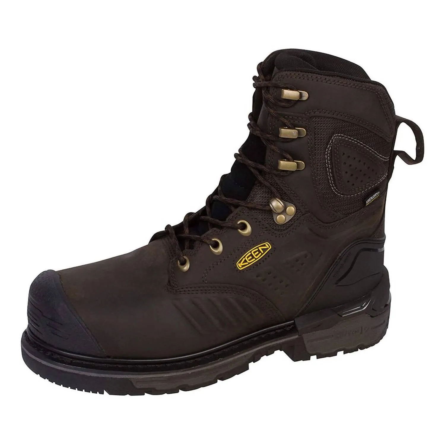 Men's Philadelphia 8" Lace Up Carbon Fiber Toe Work Boots In Black