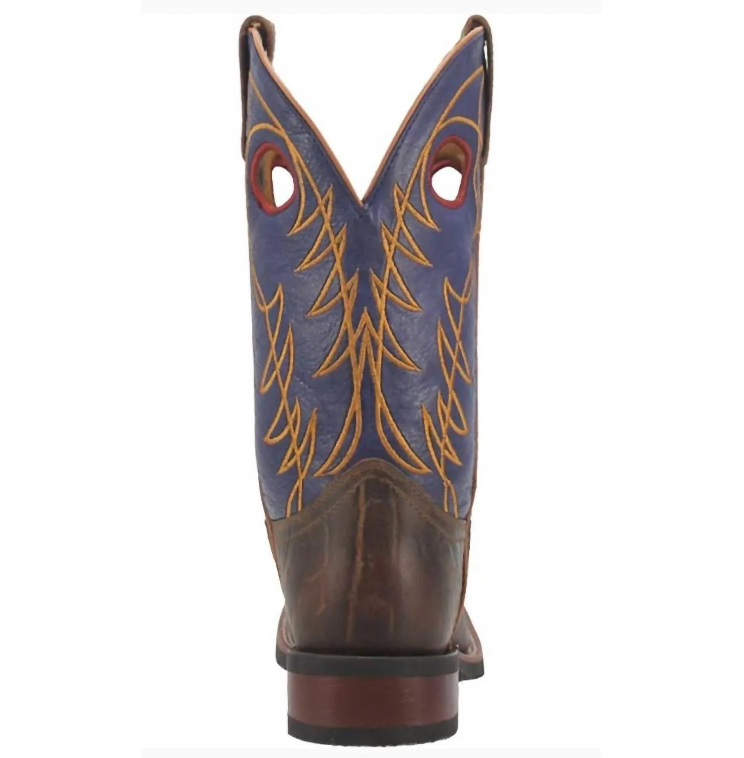 Men's Ripley Square Toe Boot In Brown/blue