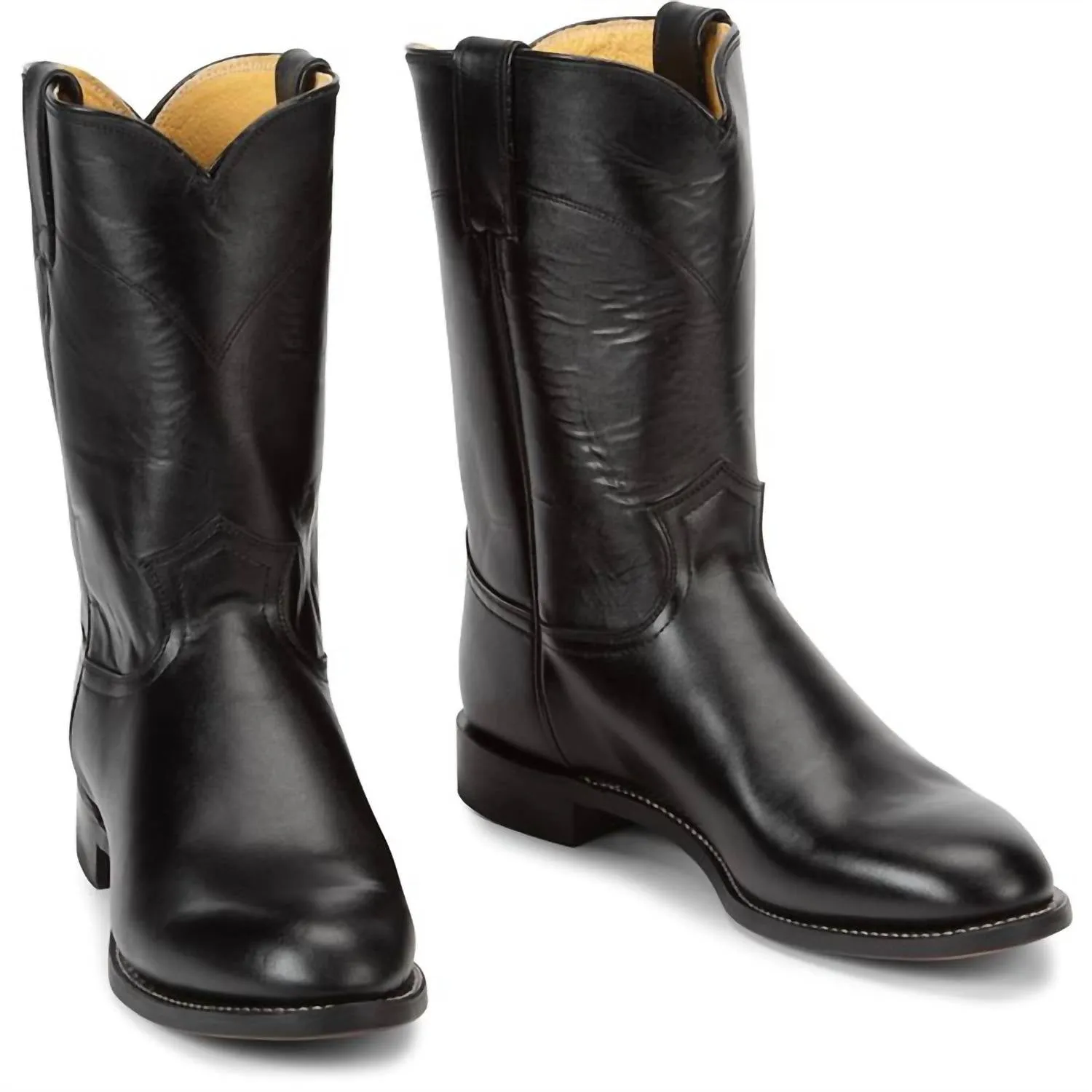 Men's Roper Boots - D/medium Width In Black