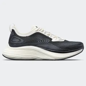 Men's Streamline Running Shoes In White Black White