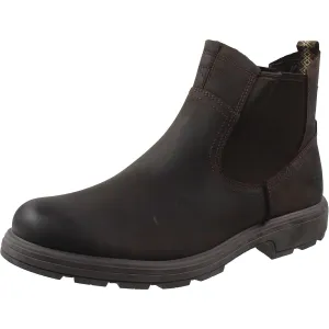 Mens Stretch Leather Winter & Snow Boots