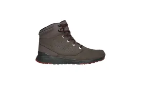 MenS Utility Winter Waterproof Hiking Boots In Shale/black/syrah