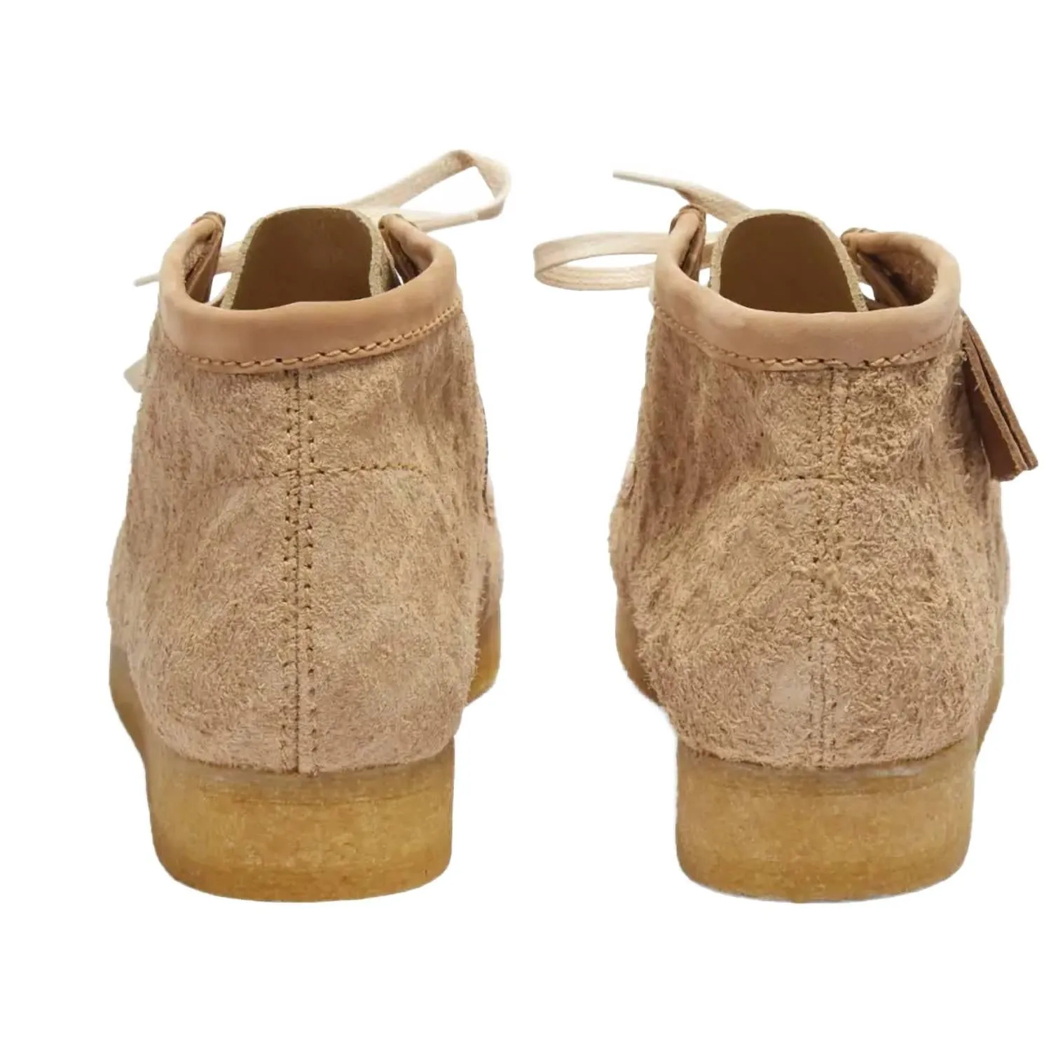 Men's Wallabee Boots In Natural Green