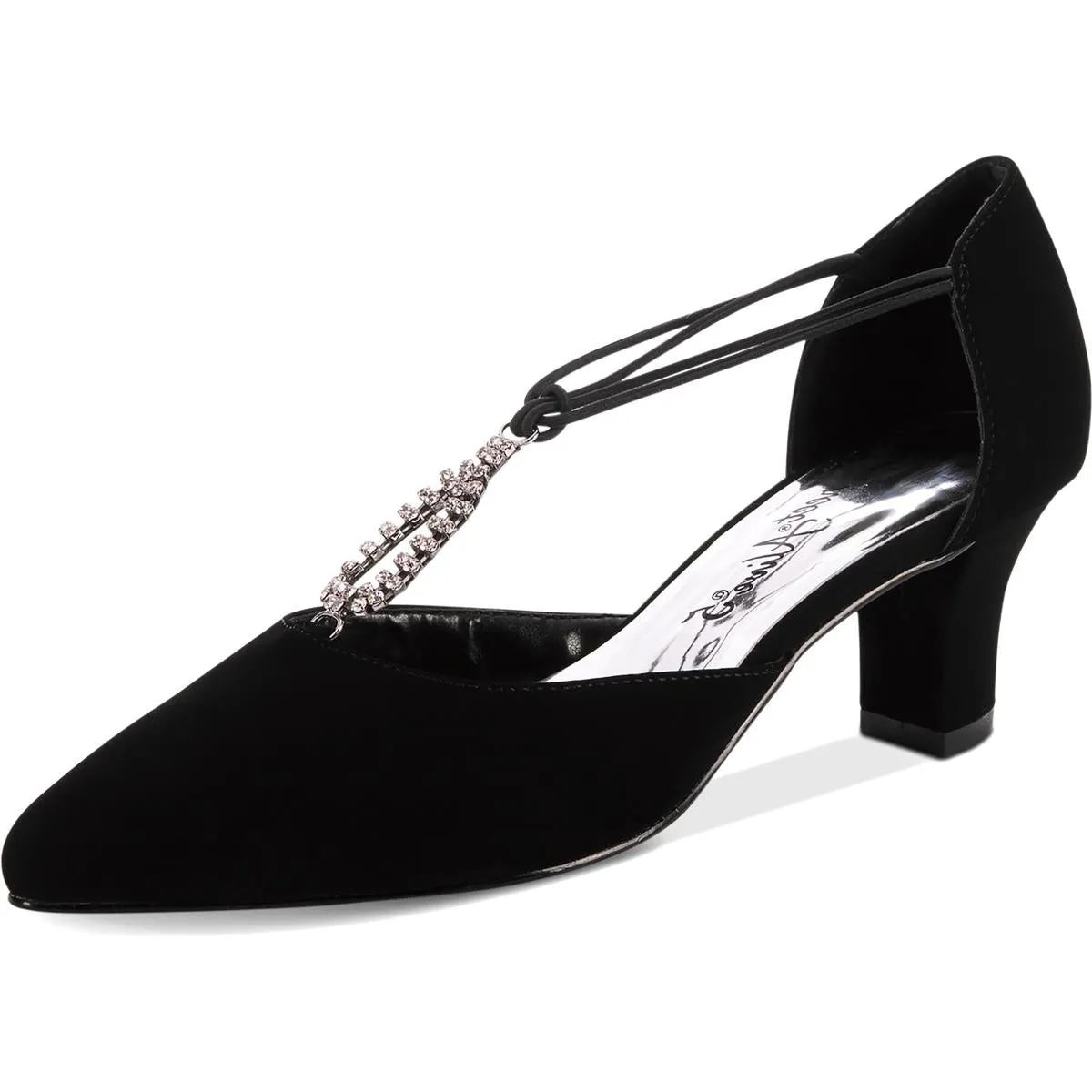 Moonlight Womens Rhinestone Evening Heels