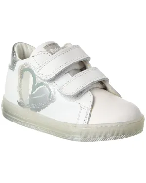 Naturino Falcotto Fefis Leather & Metallic Sneaker