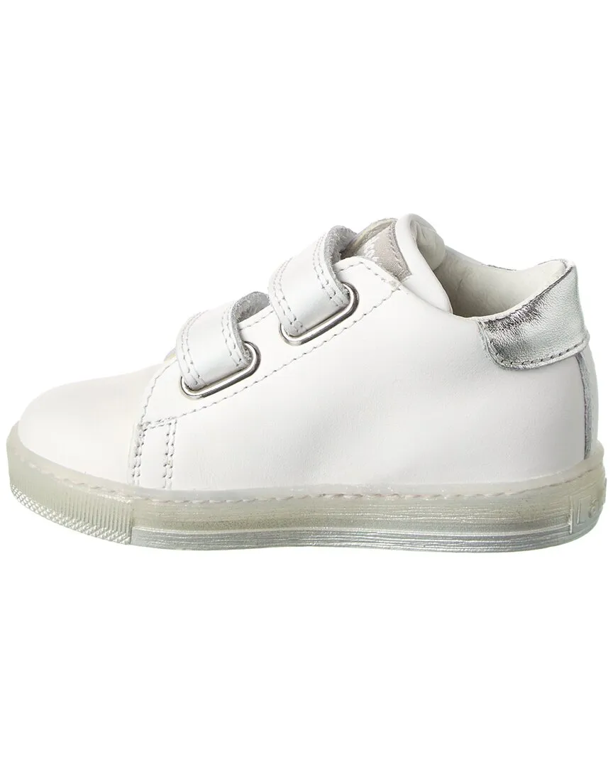 Naturino Falcotto Fefis Leather & Metallic Sneaker