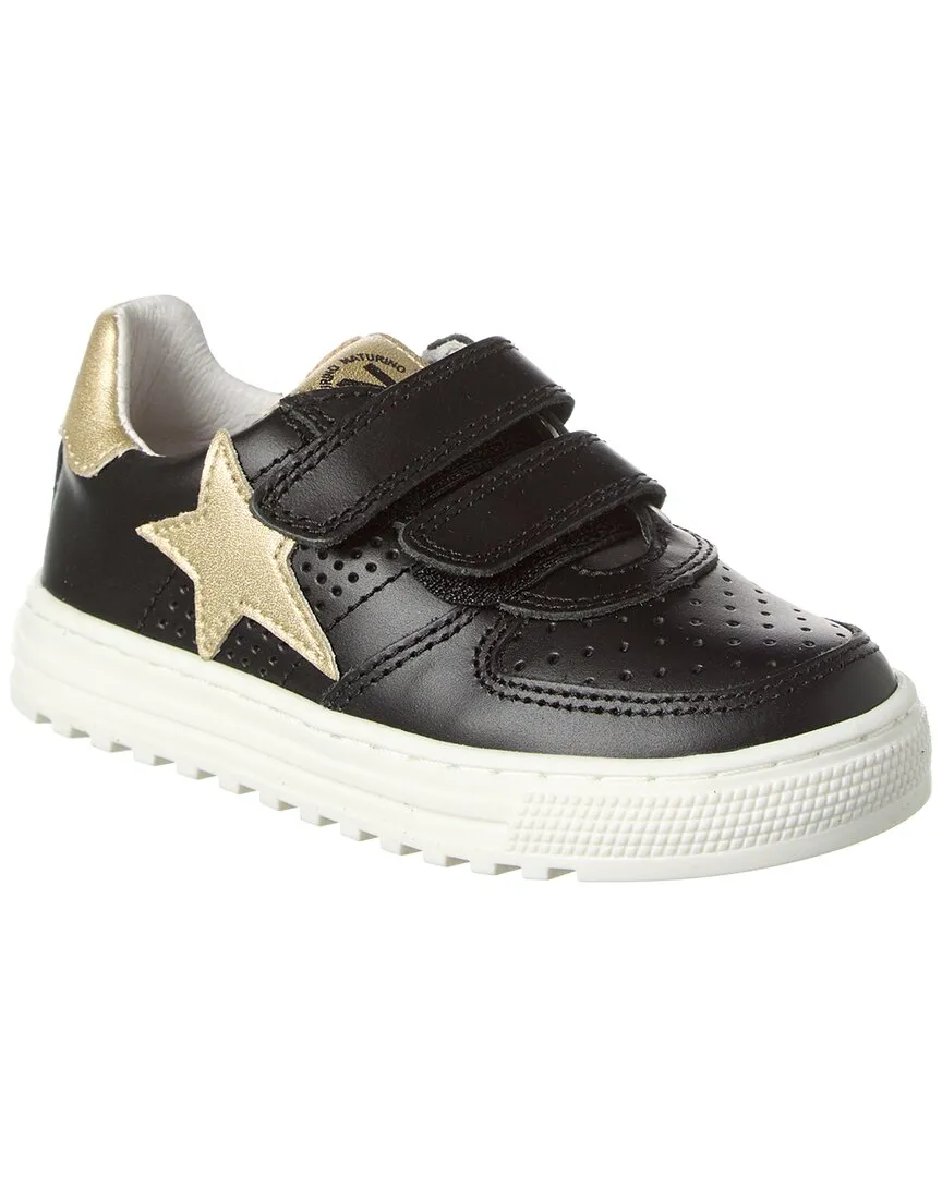 Naturino Hess Leather & Metallic Sneaker