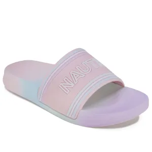 Nautica Girls' Logo Slide Sandal