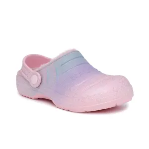 Nautica Girls' Rainbow Glitter Clog