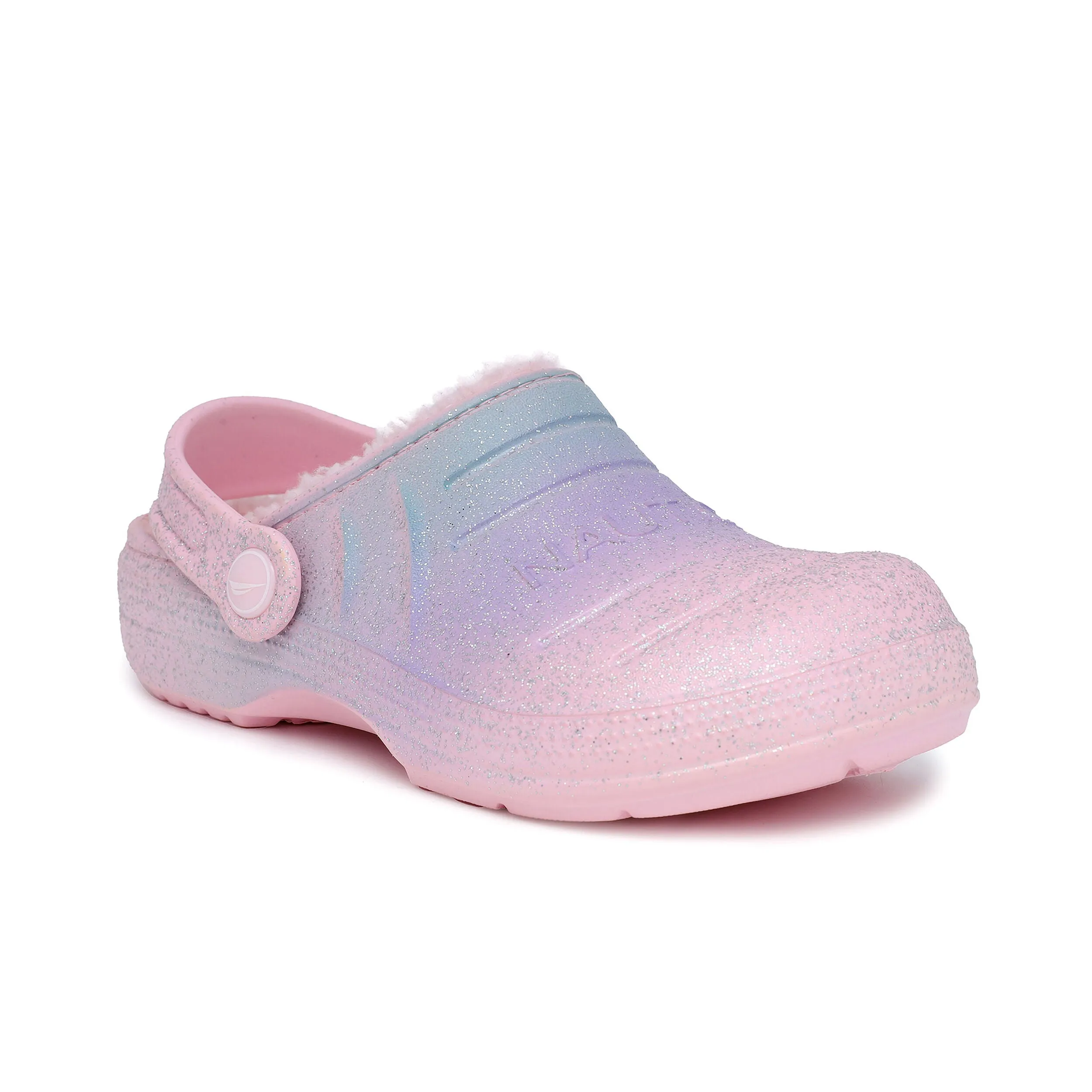 Nautica Girls' Rainbow Glitter Clog