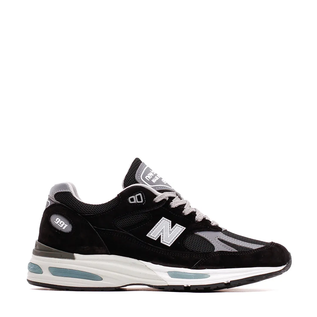 New Balance Unisex 991v2 Black Made In UK U991BK2