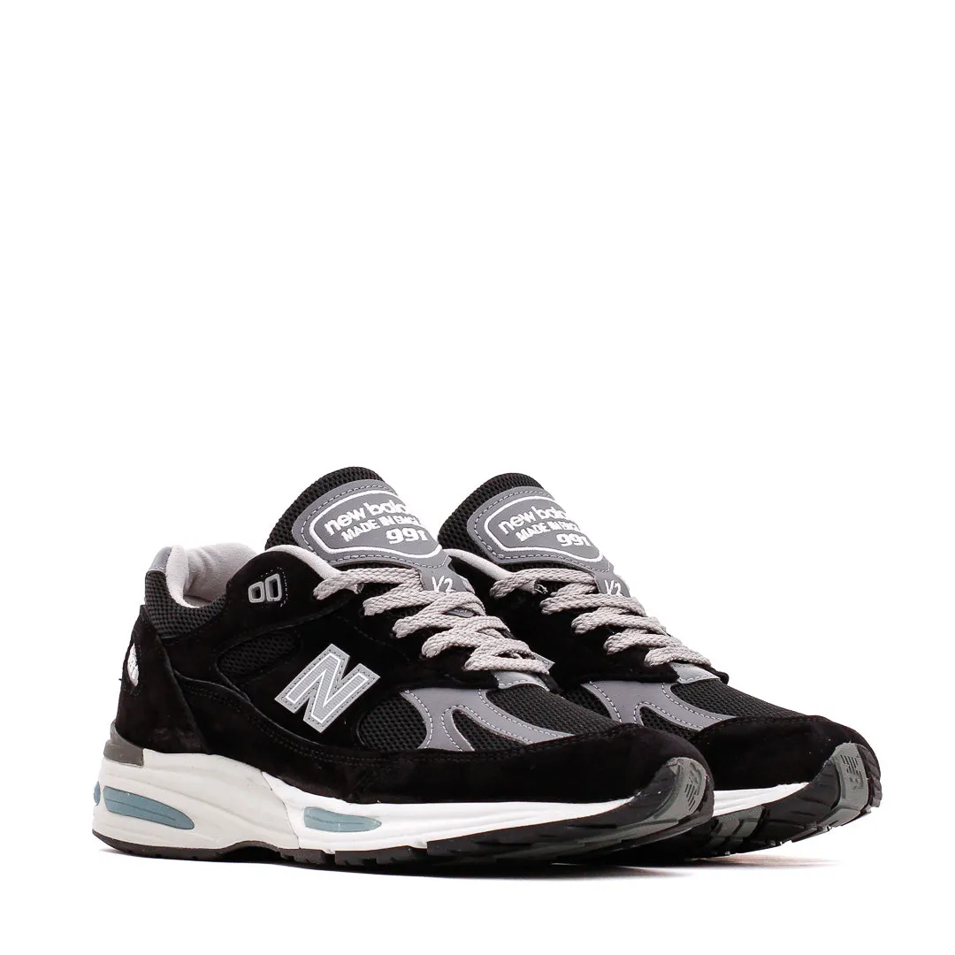 New Balance Unisex 991v2 Black Made In UK U991BK2