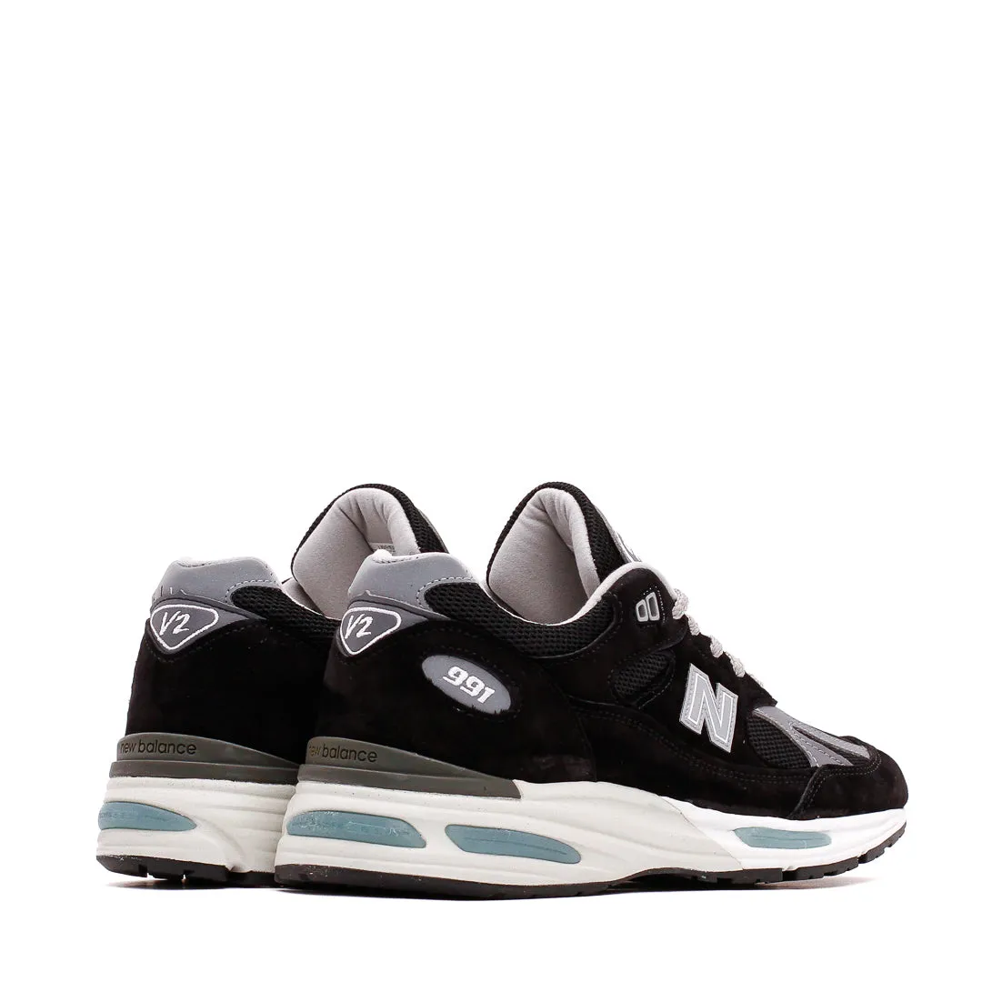 New Balance Unisex 991v2 Black Made In UK U991BK2