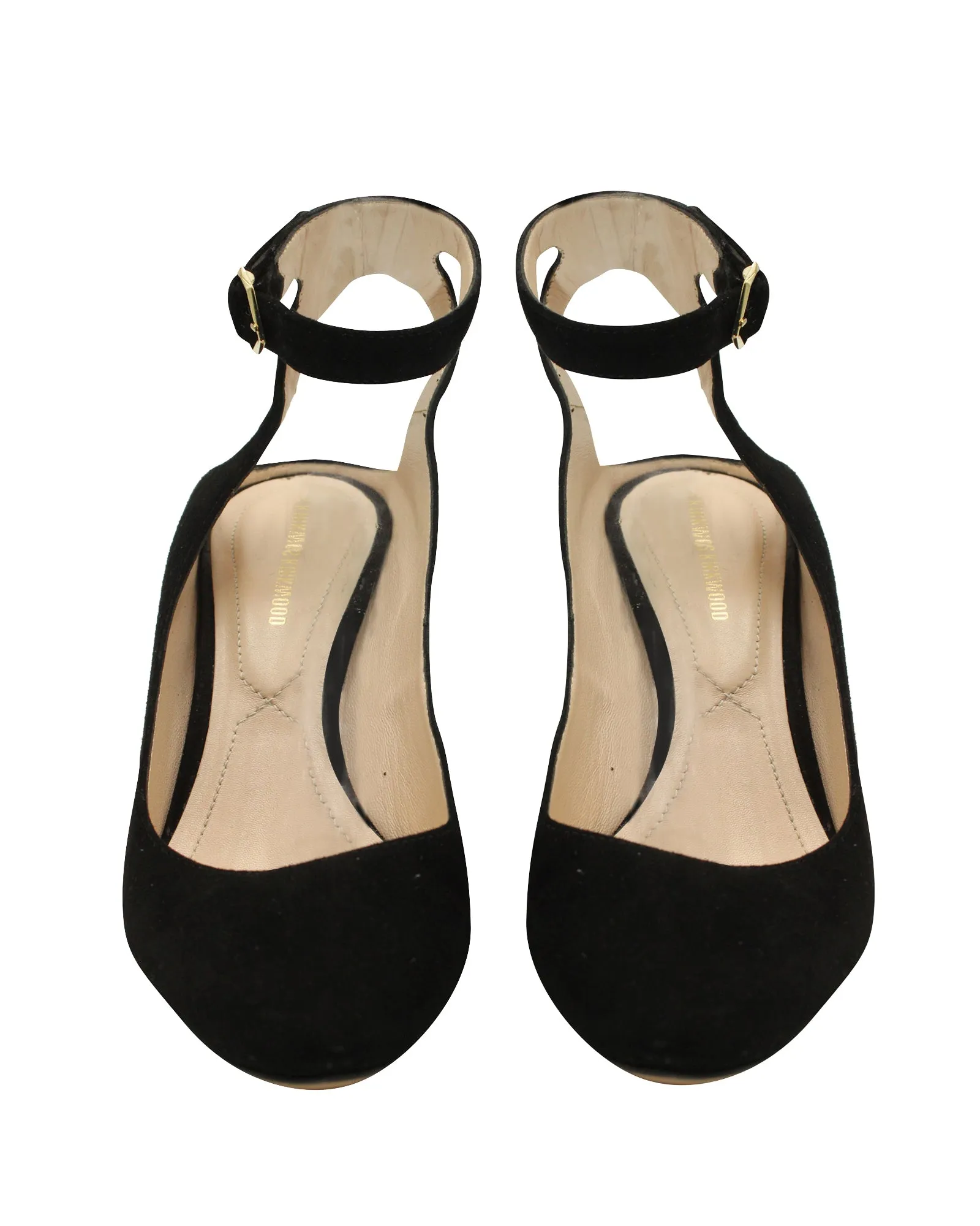 Nicholas Kirkwood Lola Pearl Pumps in Black Suede