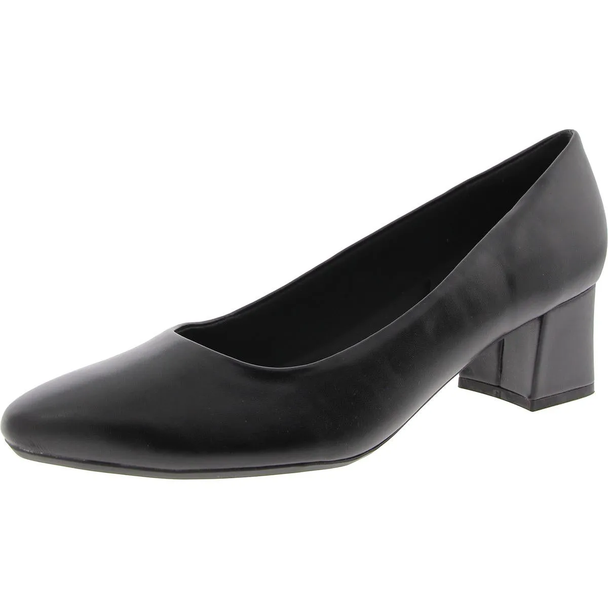 Nicole Womens Patent Leather Slip On Pumps