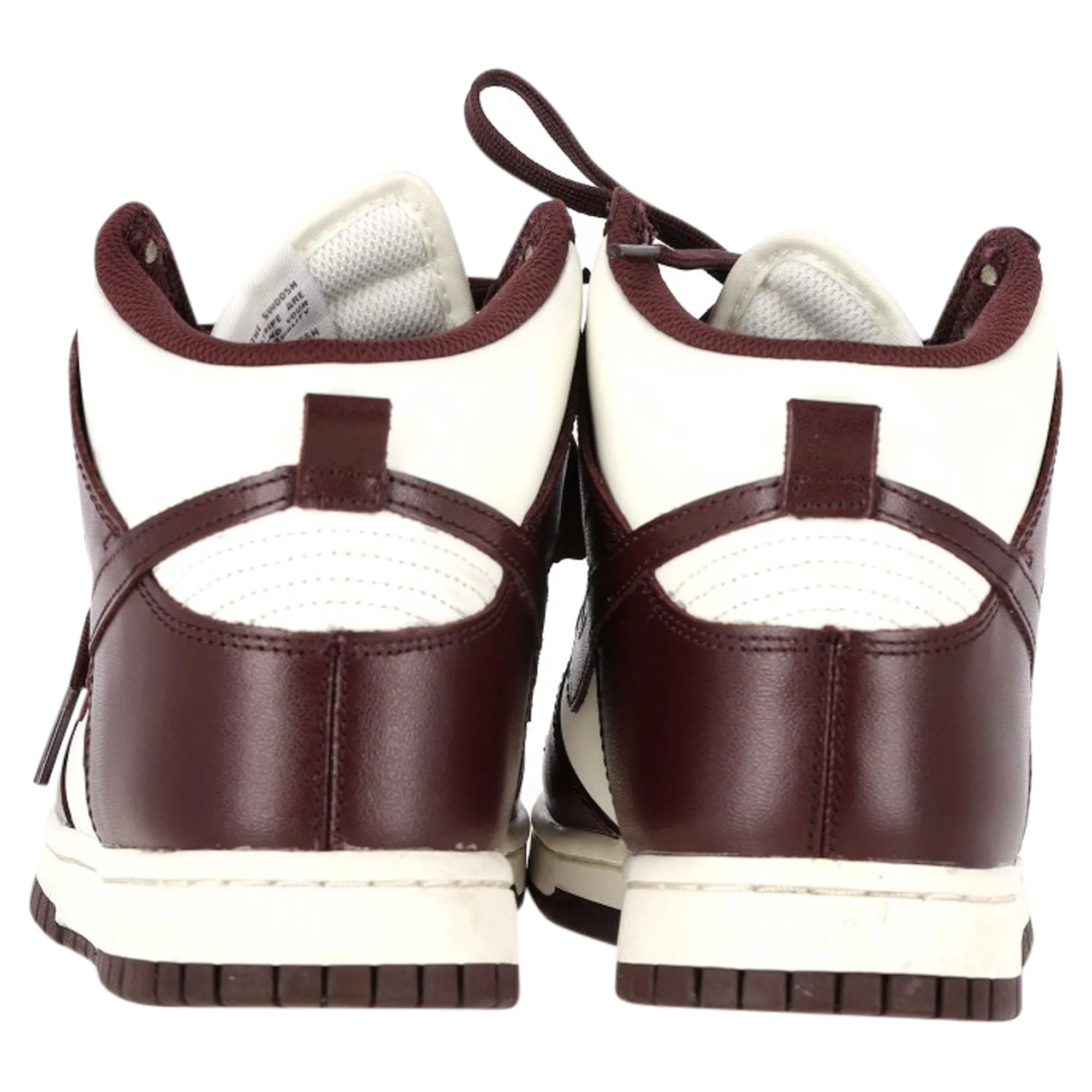 Nike Dunk High Burgundy Crush Sneakers in Burgundy Leather