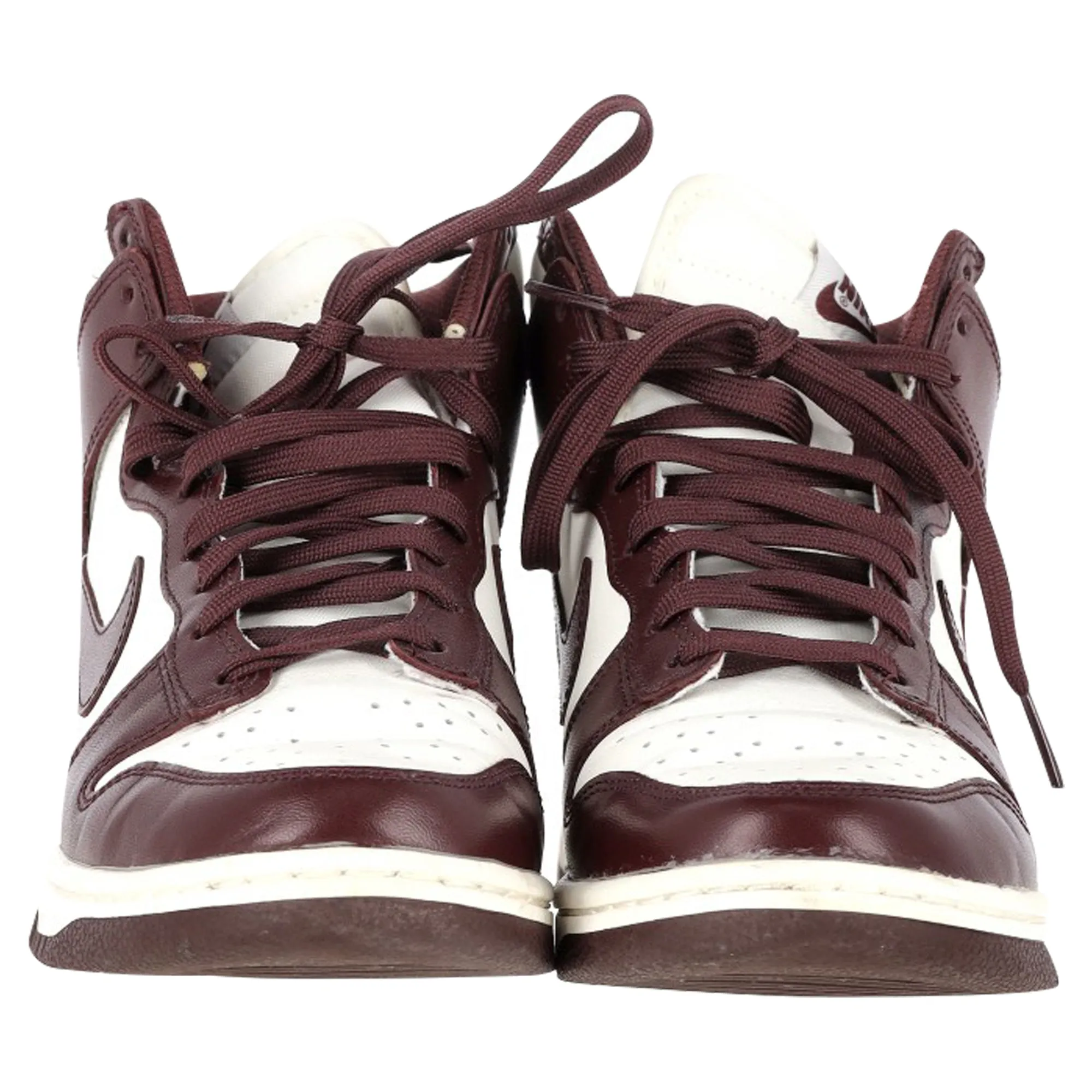 Nike Dunk High Burgundy Crush Sneakers in Burgundy Leather