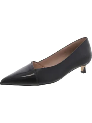 Nova Womens Leather Slip-On Pumps