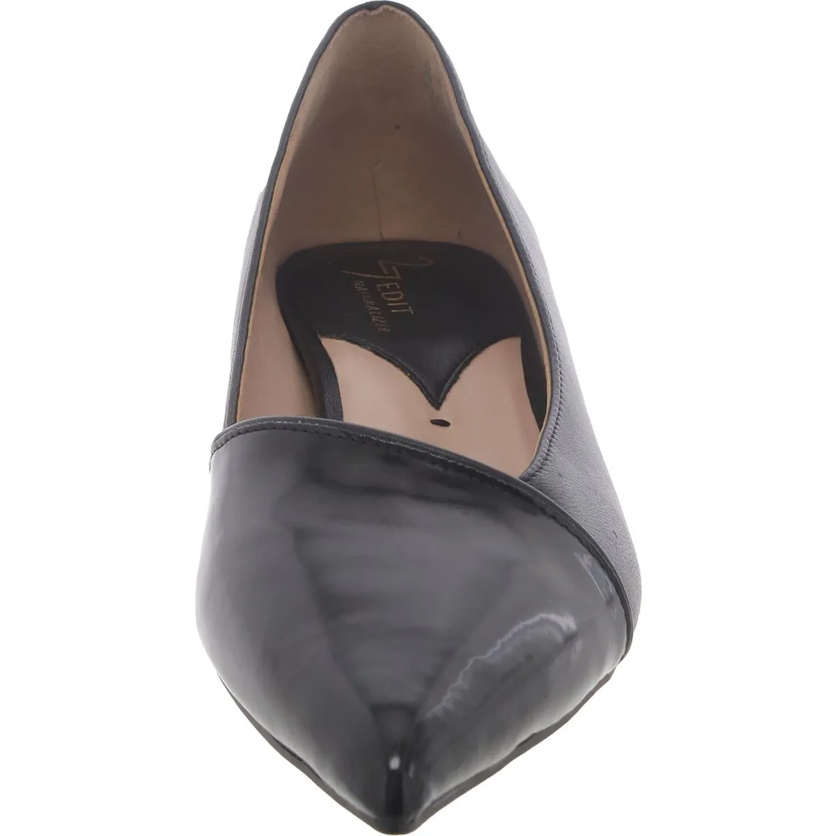 Nova Womens Leather Slip-On Pumps