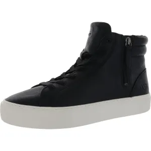Olli Womens Zipper Leather Fashion Sneakers