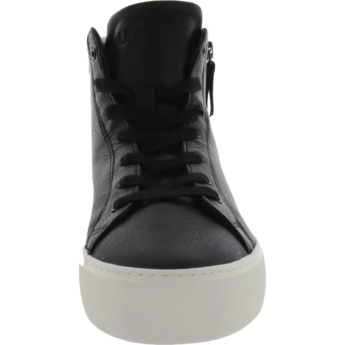 Olli Womens Zipper Leather Fashion Sneakers