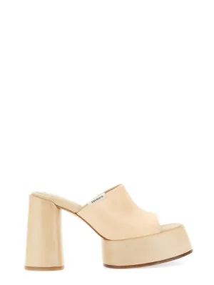 Open-Toe Platform Sandals