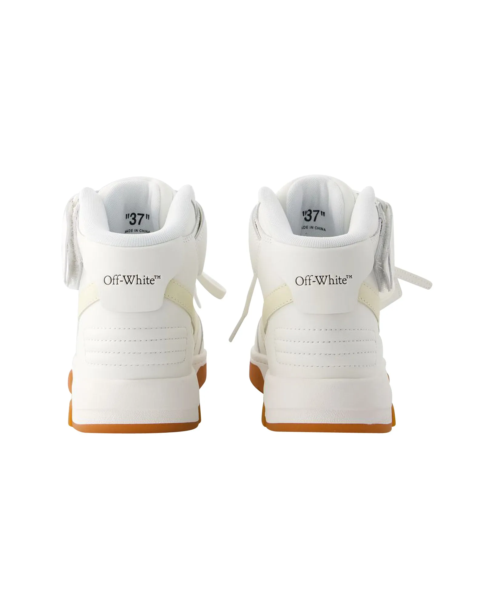 Out Of Office Mid Top Sneakers - Off White - Leather - White