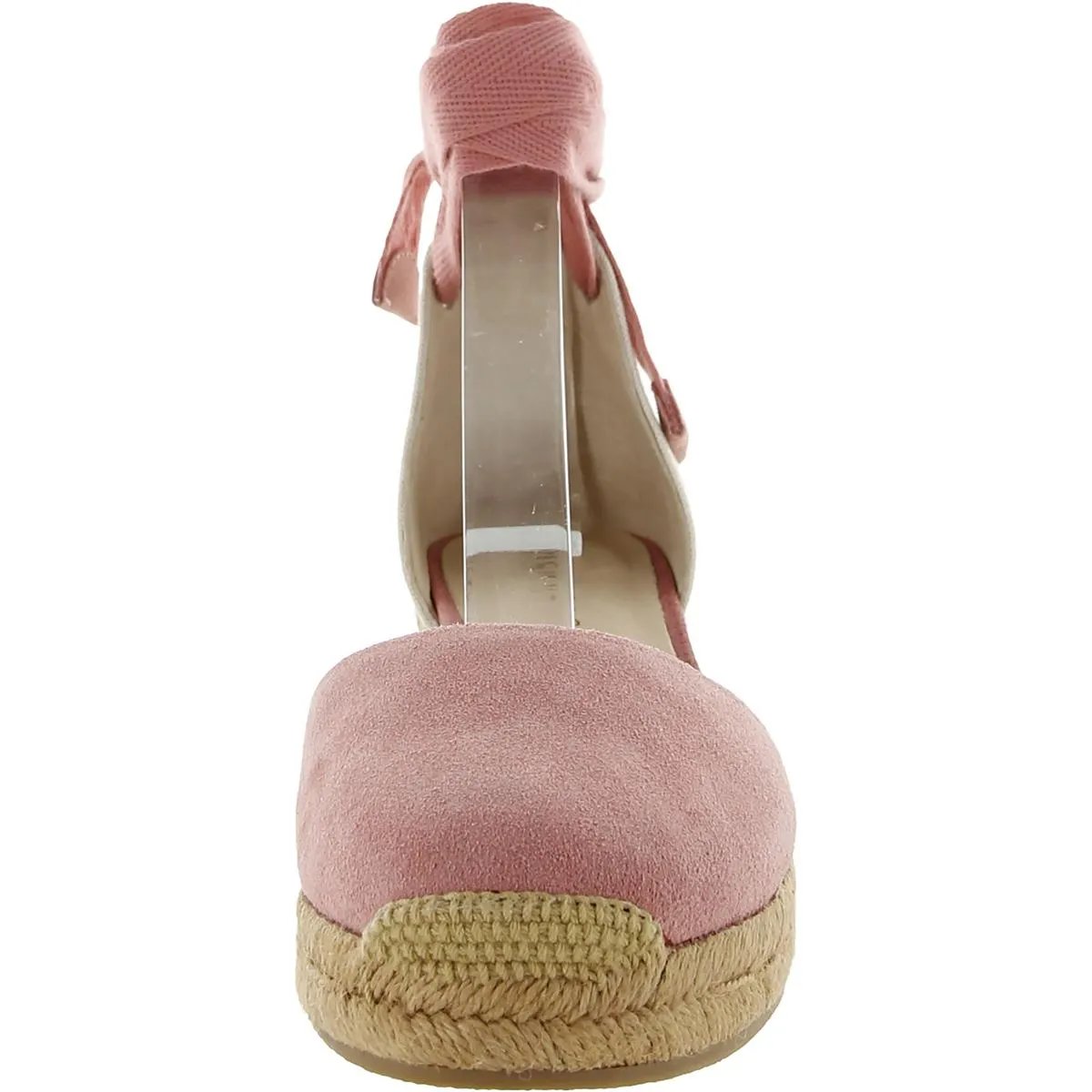 Palmer Womens Leather Wrap Wedge Heels