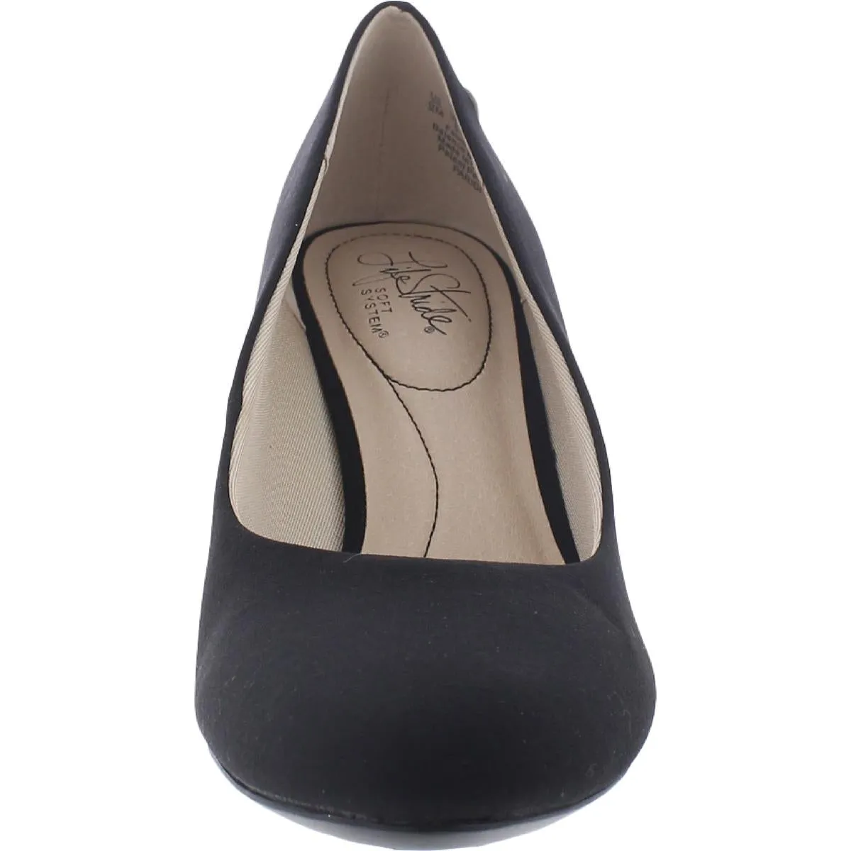 Parigi Womens Slip On Round Toe Heels