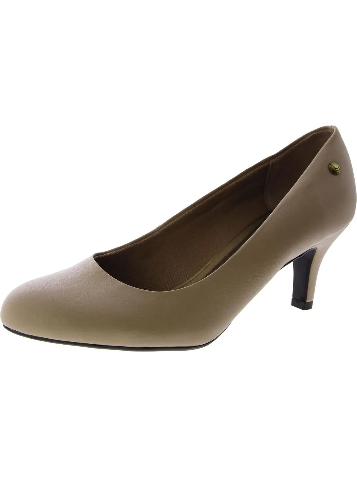 Parigi Womens Slip On Round Toe Heels
