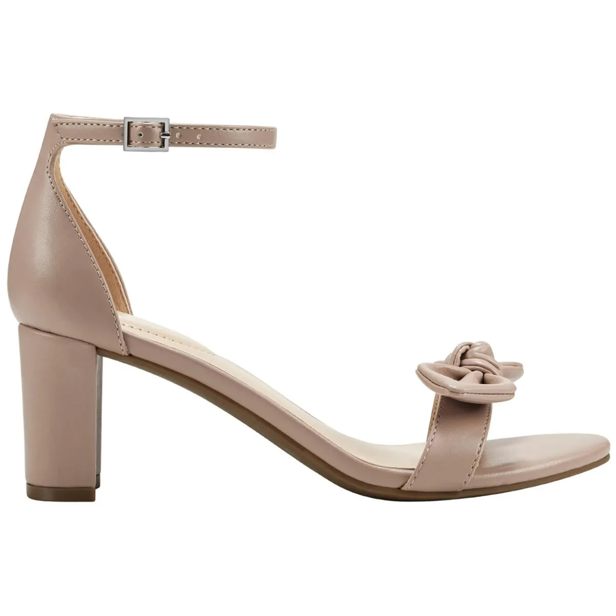 Pauli Womens Faux Leather Strappy Block Heels
