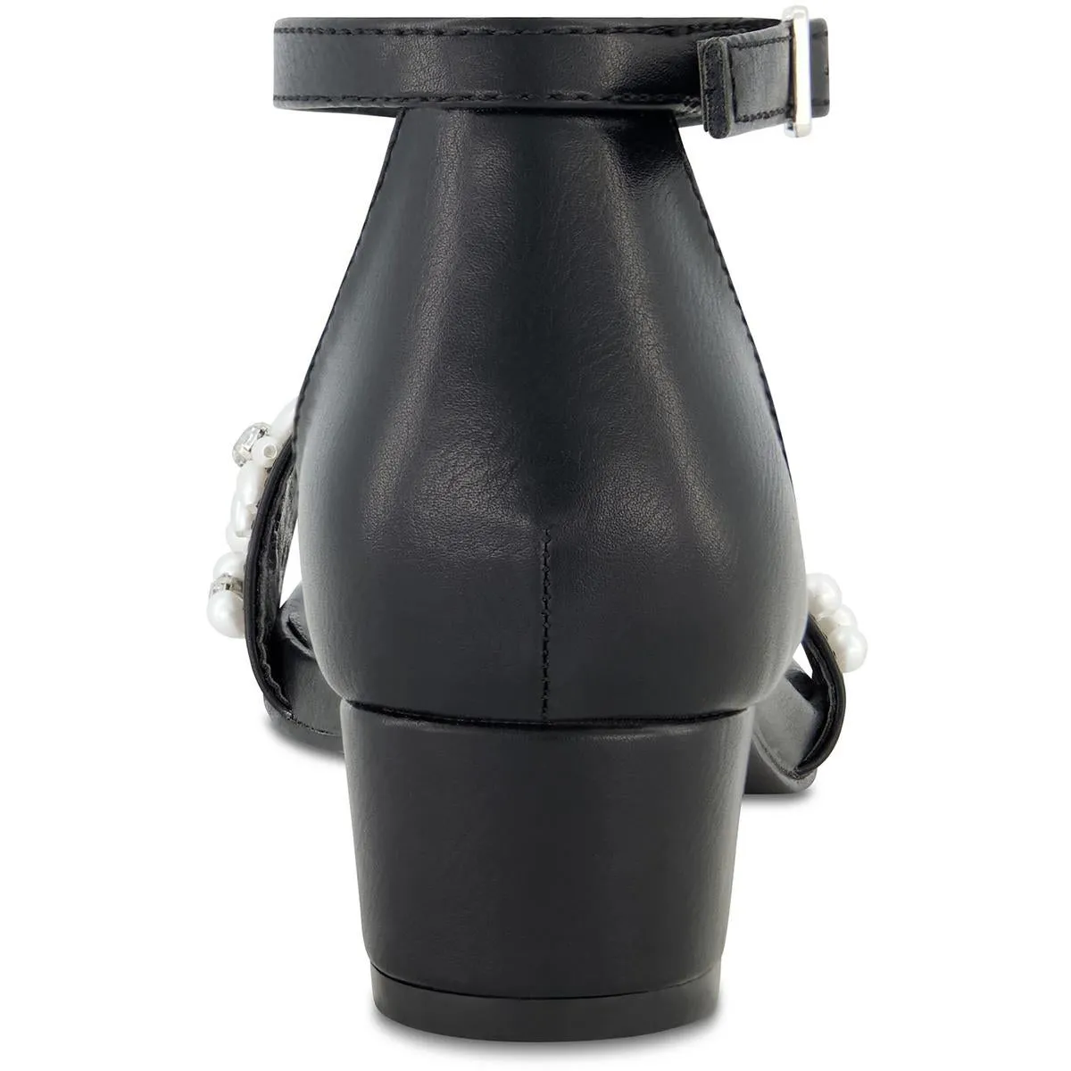 Pearl Farah Womens Embellished Manmade Ankle Strap