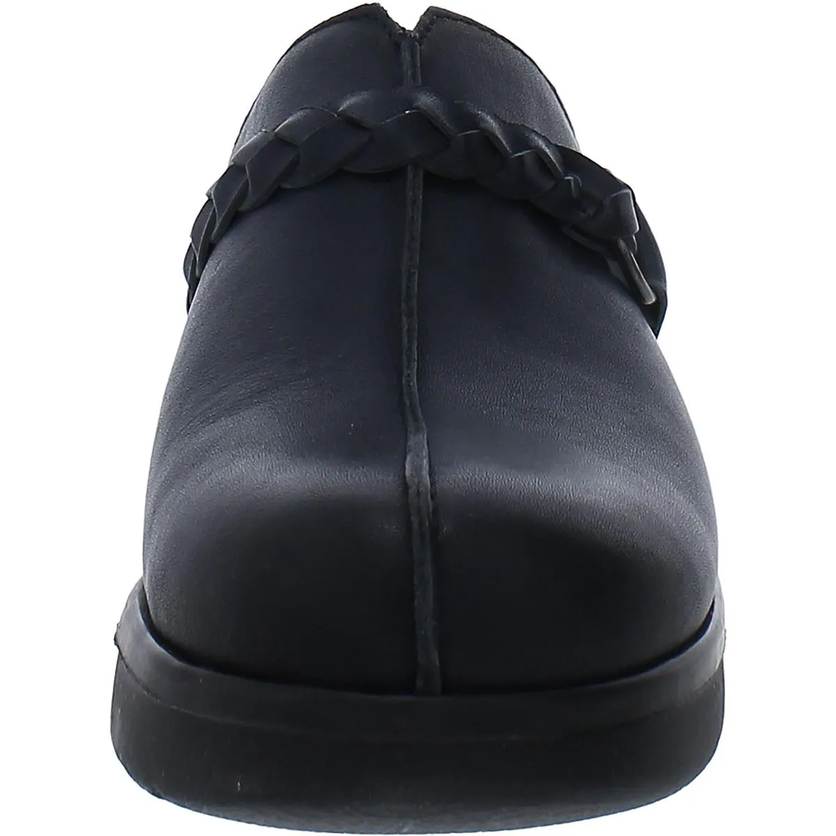 Penelope Womens Leather Mules Clogs
