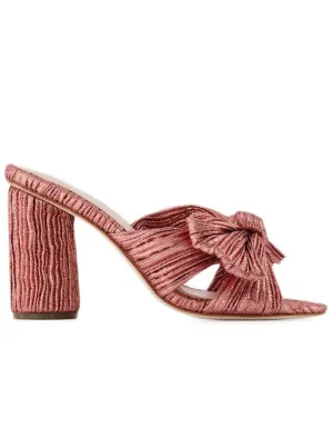 Penny Sandals  - Pink - Leather