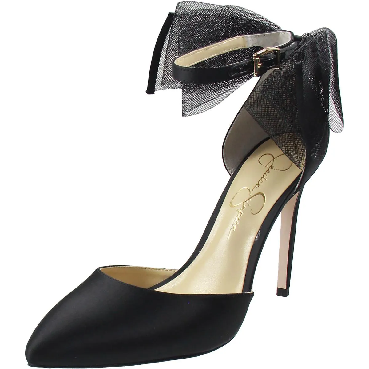 Phindies  Womens Satin Bow Pumps
