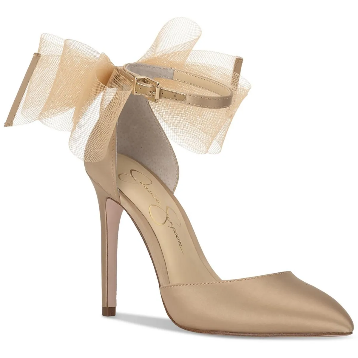 Phindies  Womens Satin Bow Pumps