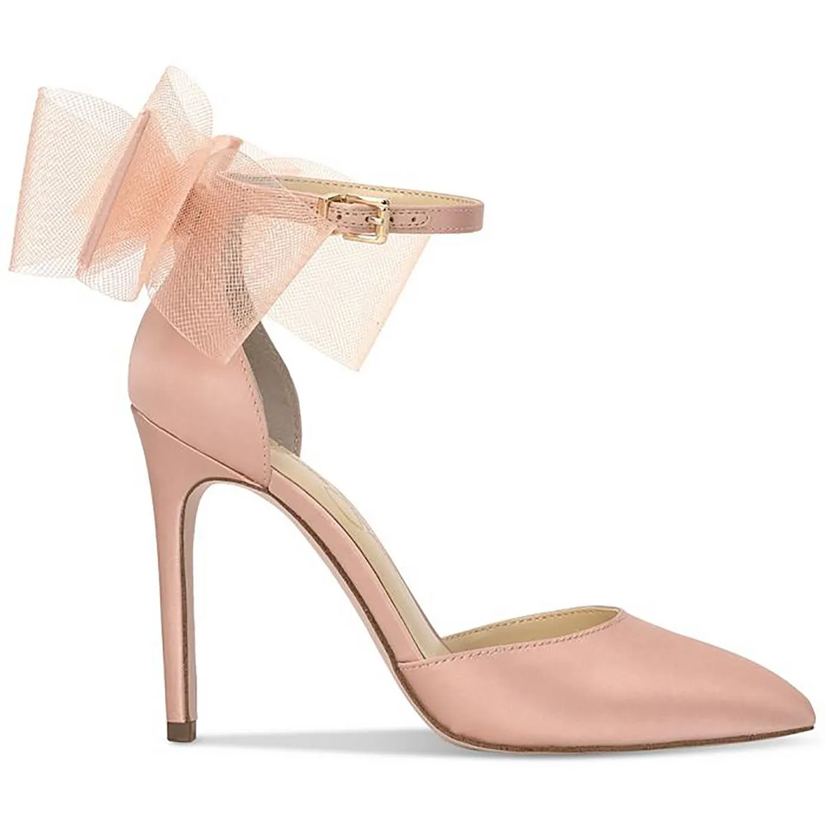 Phindies  Womens Satin Bow Pumps
