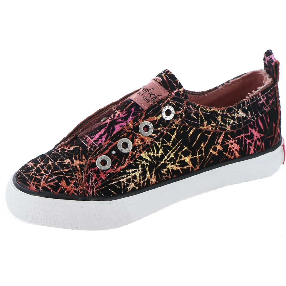 Playwire Girls Velvet Metallic Casual and Fashion Sneakers
