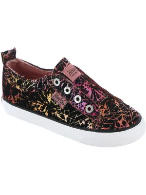 Playwire Girls Velvet Metallic Casual and Fashion Sneakers