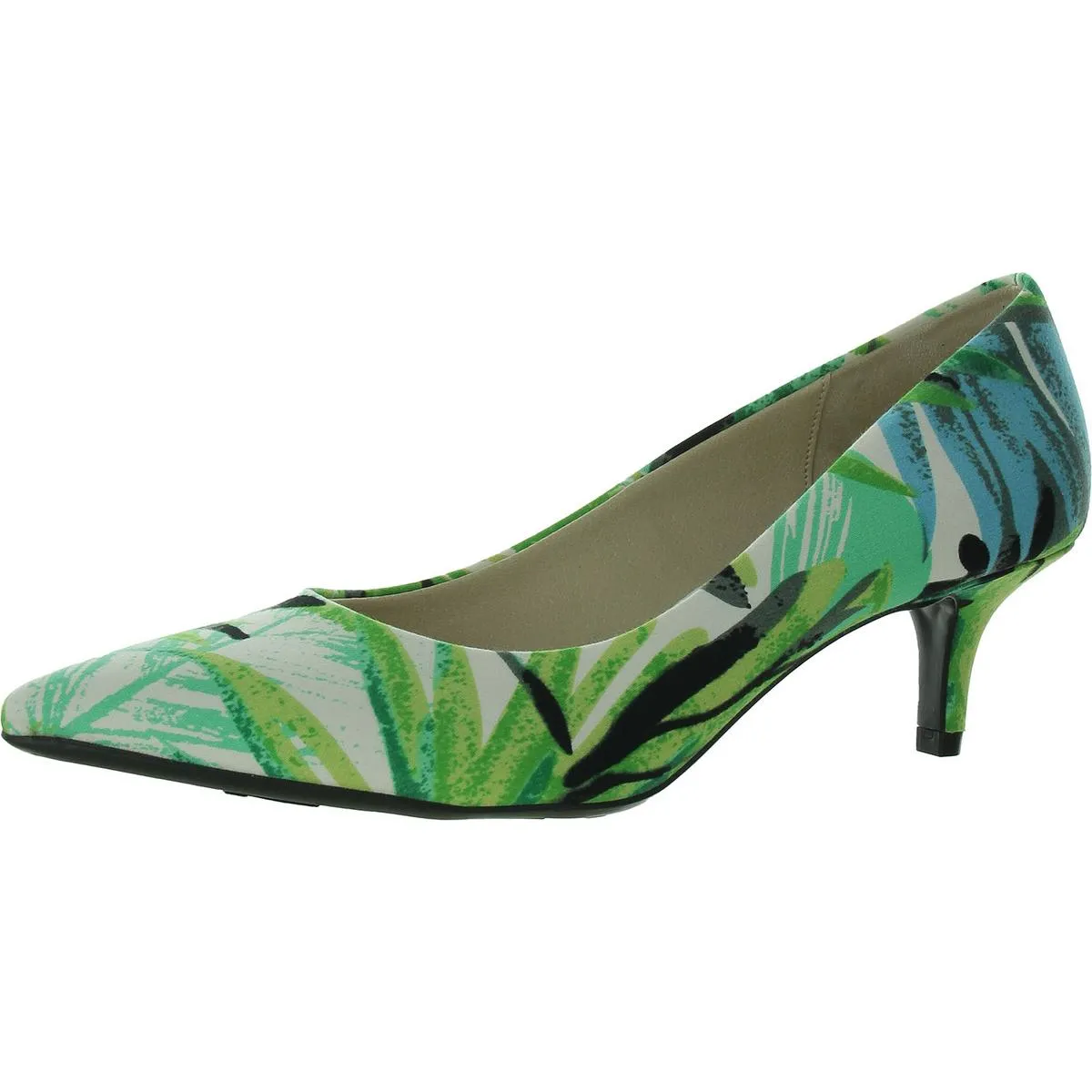 Pretty  Womens Solid Low Heel Kitten Heels