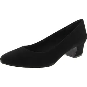 Prim Womens Faux Leather Slip On Pumps