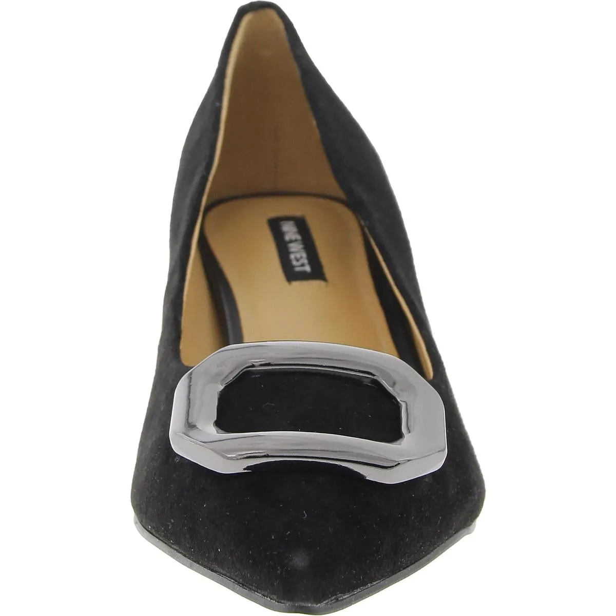 PROPPER Womens Buckle Suede Kitten Heels