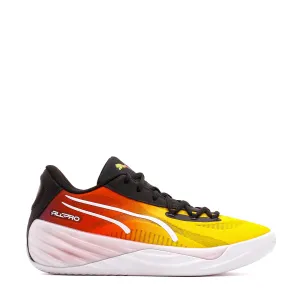 Puma Basketball Men All-Pro Nitro Showtime Yellow Sizzle Purple Glimmer 309890-01