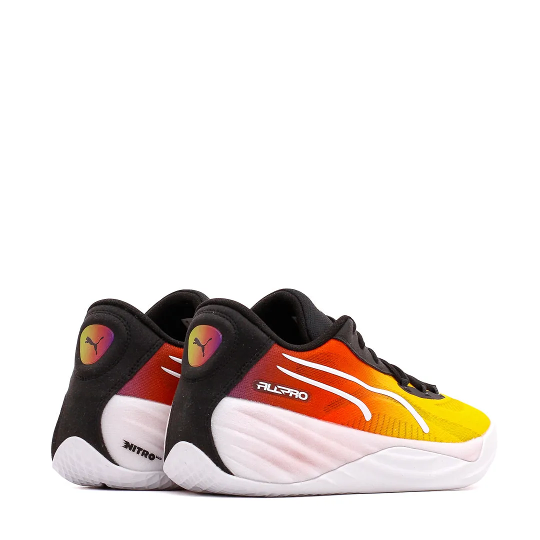 Puma Basketball Men All-Pro Nitro Showtime Yellow Sizzle Purple Glimmer 309890-01