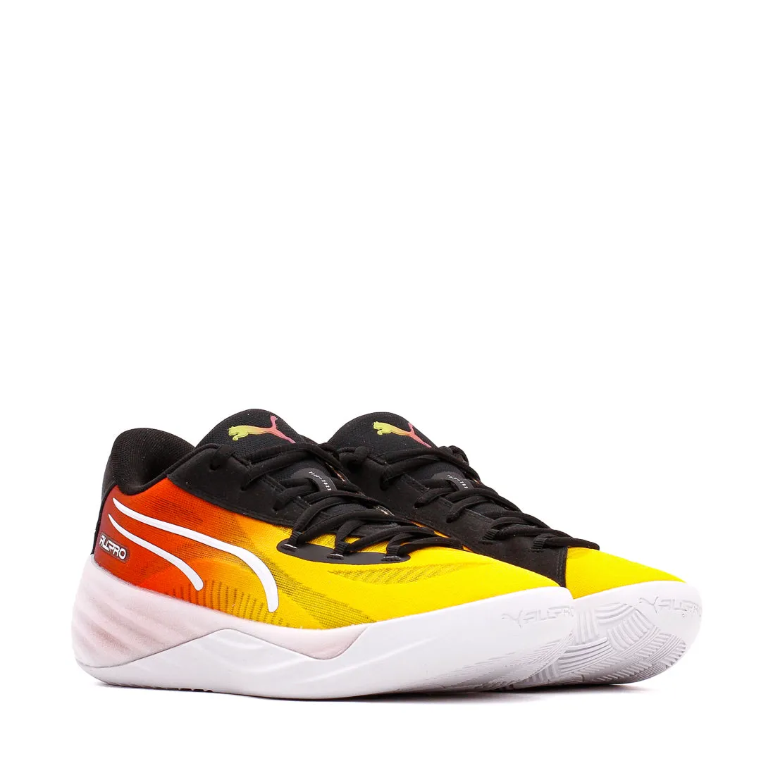 Puma Basketball Men All-Pro Nitro Showtime Yellow Sizzle Purple Glimmer 309890-01